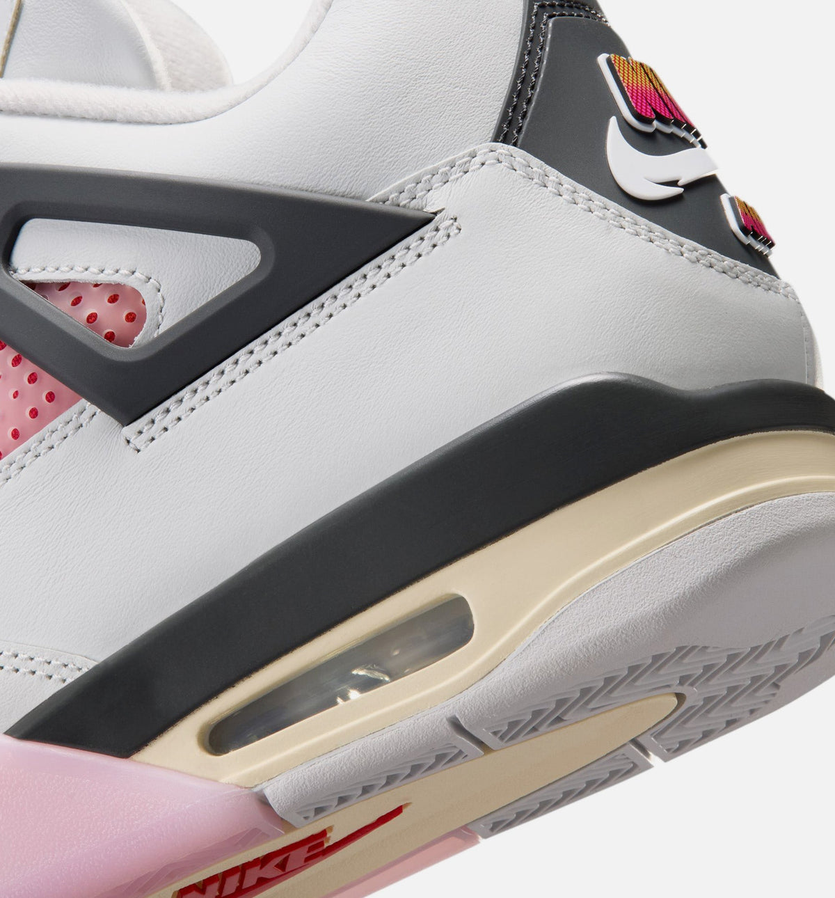 Air Jordan 4 Retro "Comic" Men's Shoe – Off White/Fire Pink/Anthracite