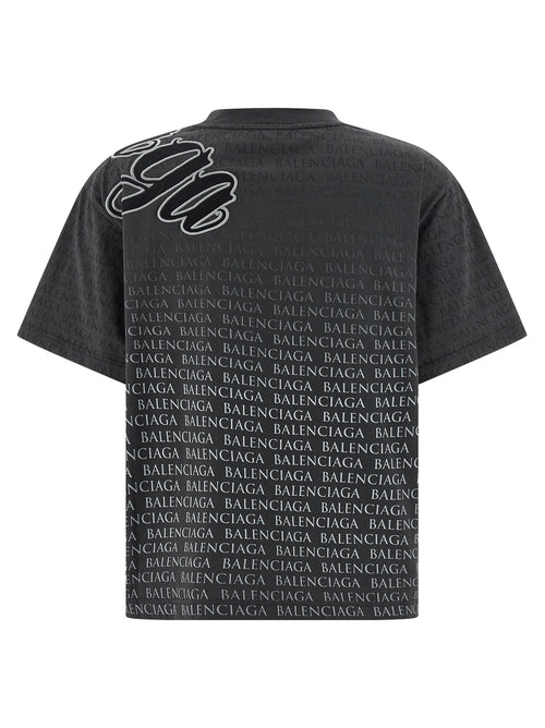 Balenciaga Black Cotton Women's T-Shirt