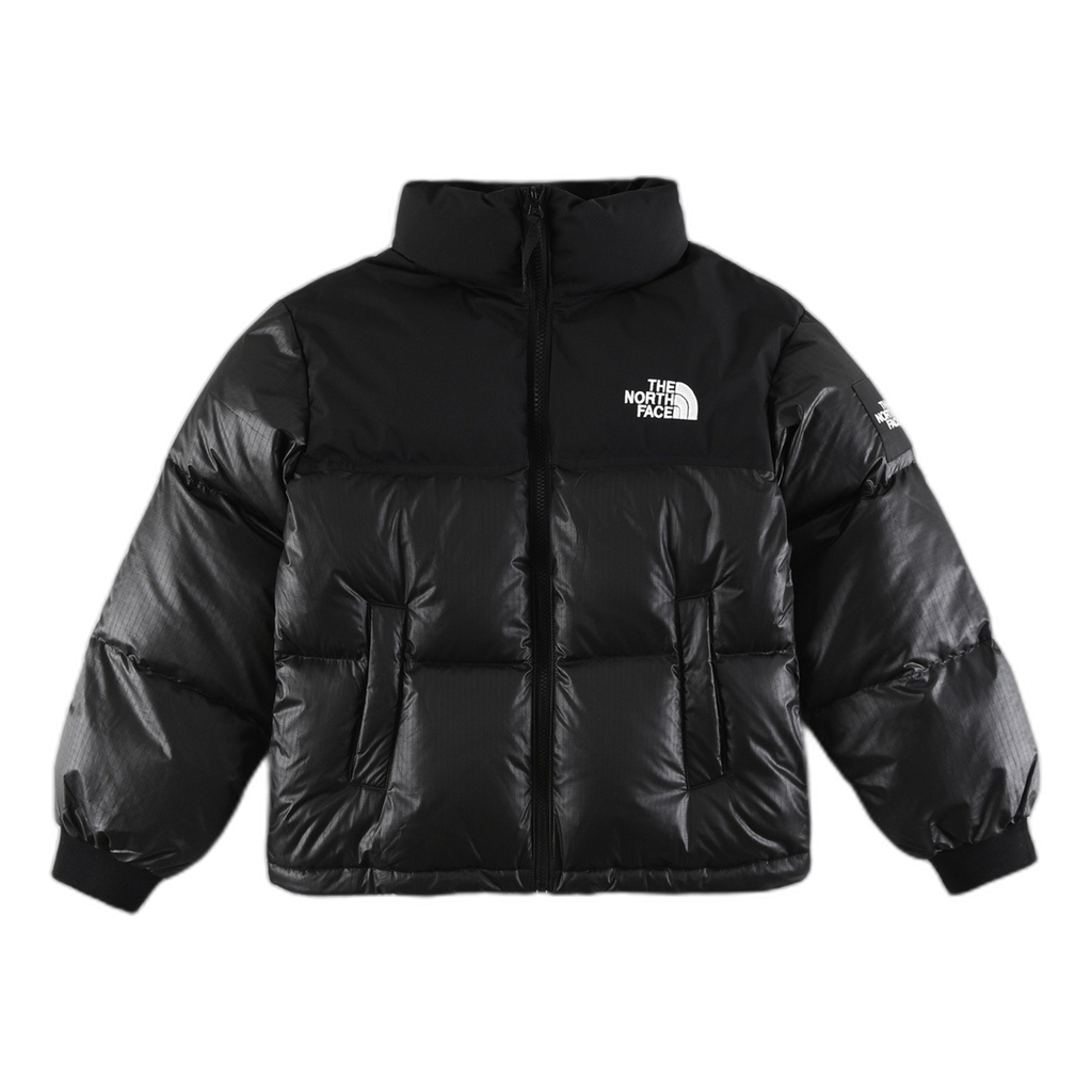 The North Face Nuptse Cropped Puffer Jacket – Black | 700-Fill Goose Down
