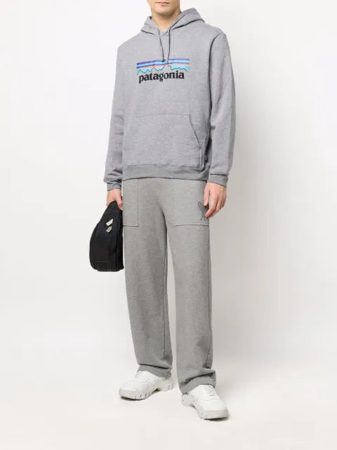 Patagonia recycled logo-print hoodie