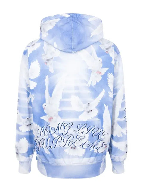 Supreme Doves-print hoodie