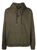 DSQUARED2 embroidered-logo detail hoodie