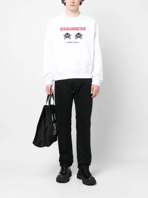 DSQUARED2 Arcade Twins-print sweatshirt