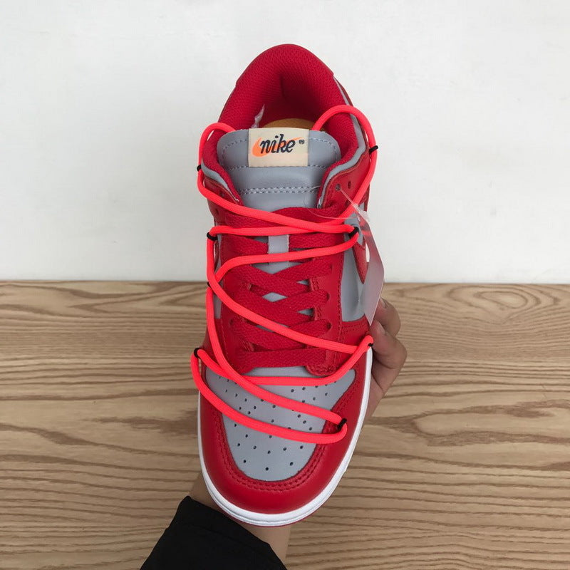Nike Dunk Low Off White University Red Reps Sneaker CT0856-600