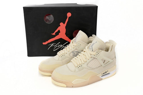 Air Jordan 4 OFF White Sail Reps Sneaker CV9388-100