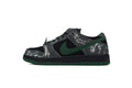 THERE Skateboards x Dunk Low SB Black Gorge Green HF7743-001