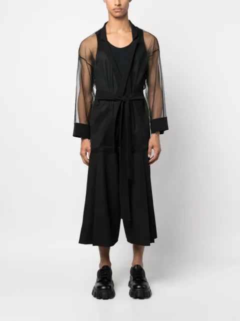 Alchemy long-sleeve sheer mesh jacket