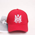 AMIRI Logo Baseball Caps Red