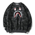 Bathing Ape Sweatshirts Loose Hip Hop round Neck Sweater for Men
