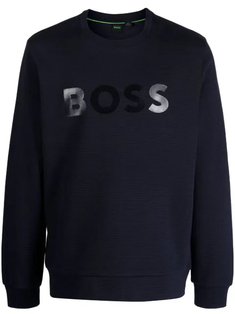 BOSS Salbo Mirror cotton sweatshirt