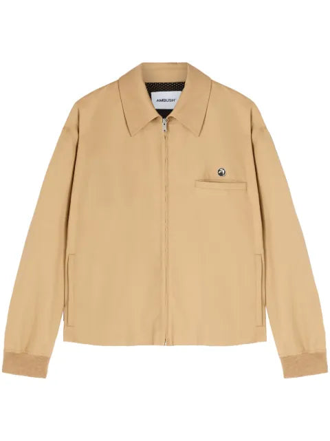 AMBUSH striped cotton jacket