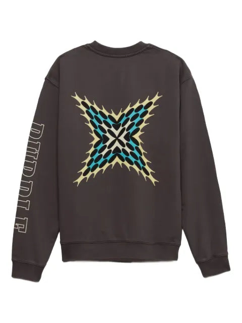 Purple Brand Relic crew-neck sweatshirt