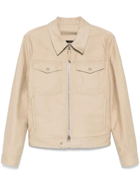 TOM FORD gabardine-weave jacket