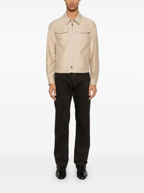 TOM FORD gabardine-weave jacket