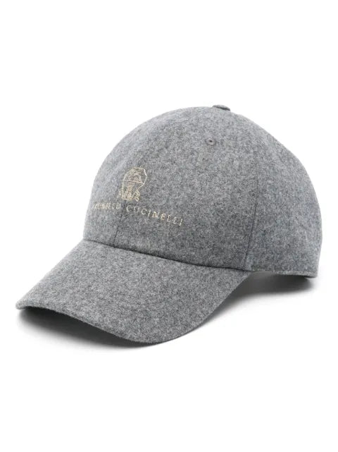 Brunello Cucinelli Mélange logo-embroidered baseball cap