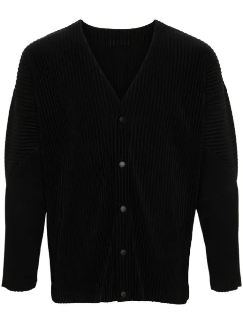 Homme Plissé Issey Miyake plissé-effect cardigan