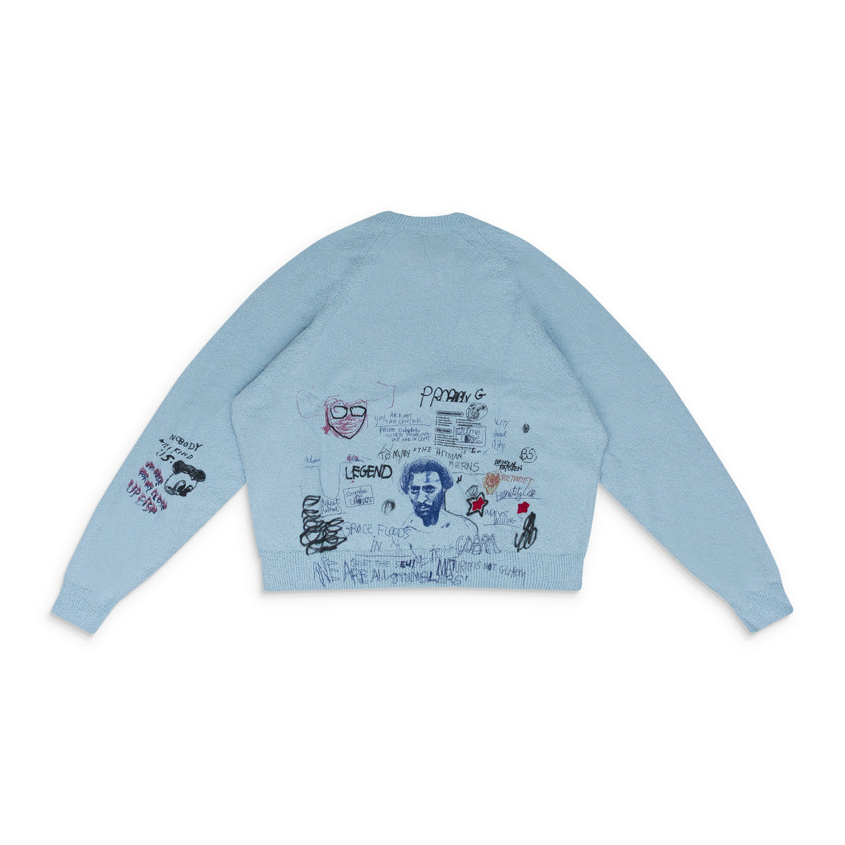 BLUE BOOZE CROOZE KNIT CREWNECK
