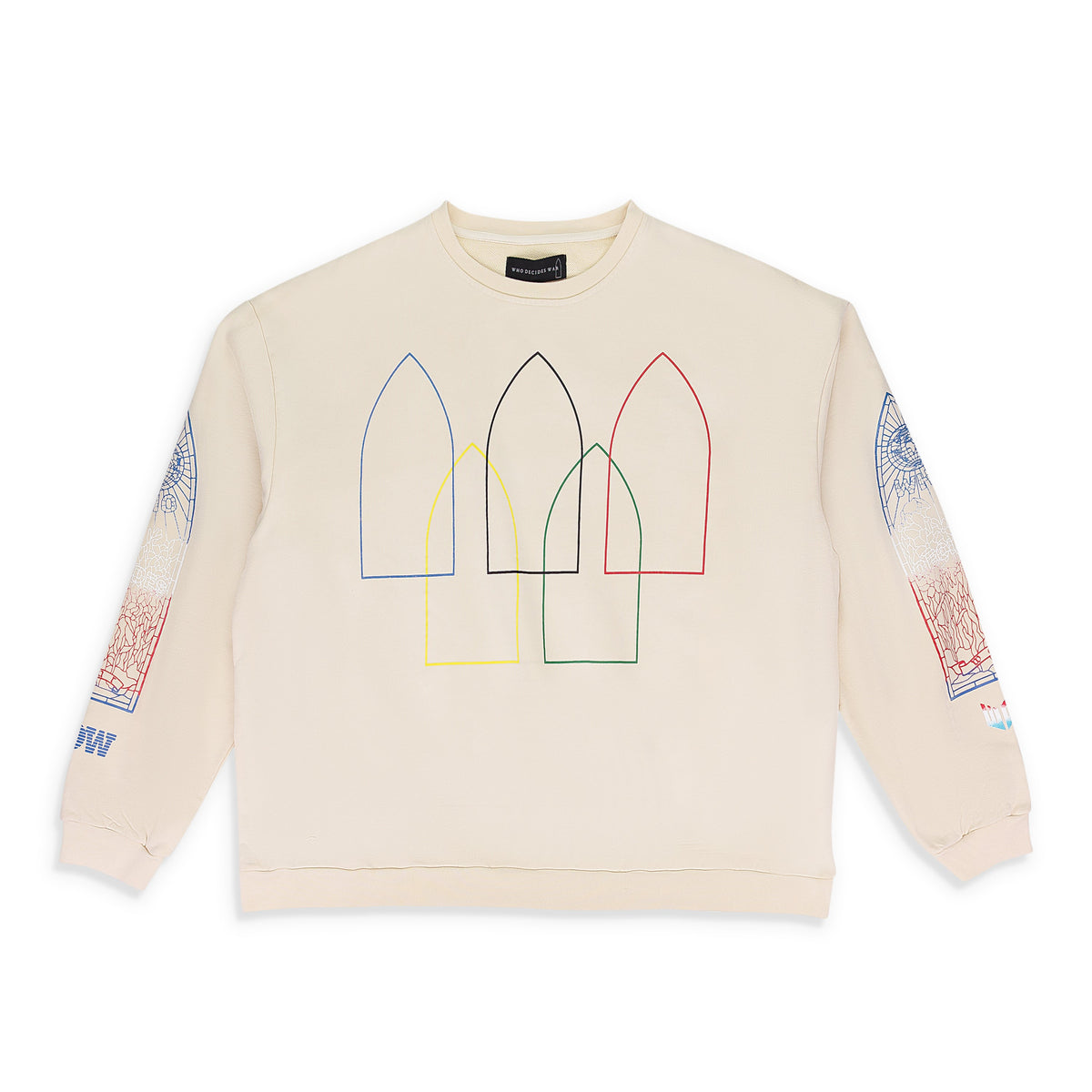 IVORY INTERTWINED WINDOWS HOODIE