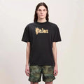 Palm Angels T-shirt Flame Letter Logo Short Sleeve T-shirt
