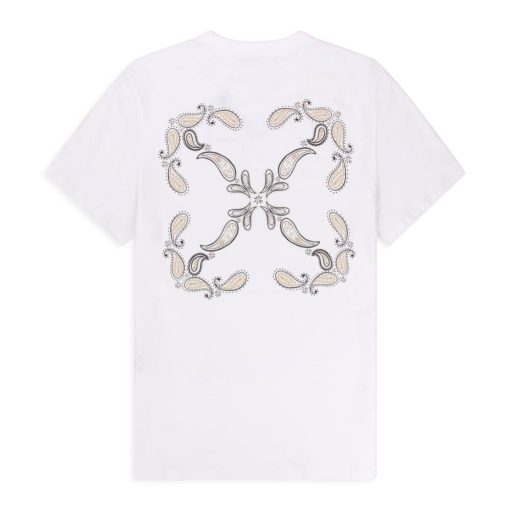 White Bandana Arrow Slim T-shirt