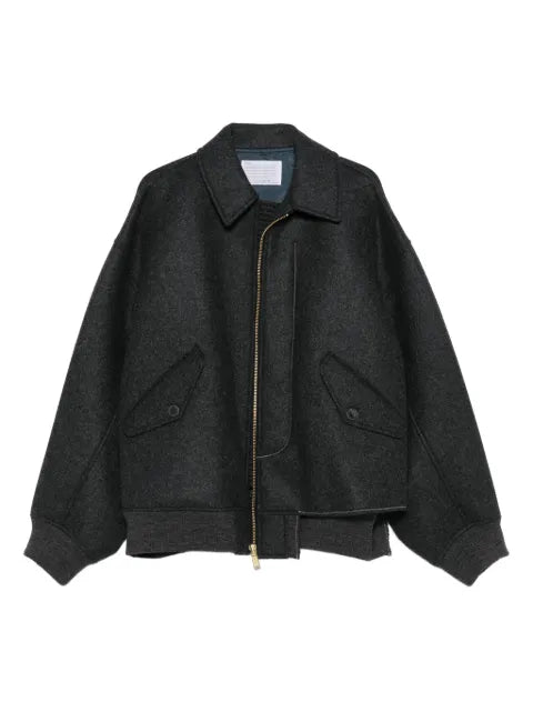 Kolor jacket with zip fastening