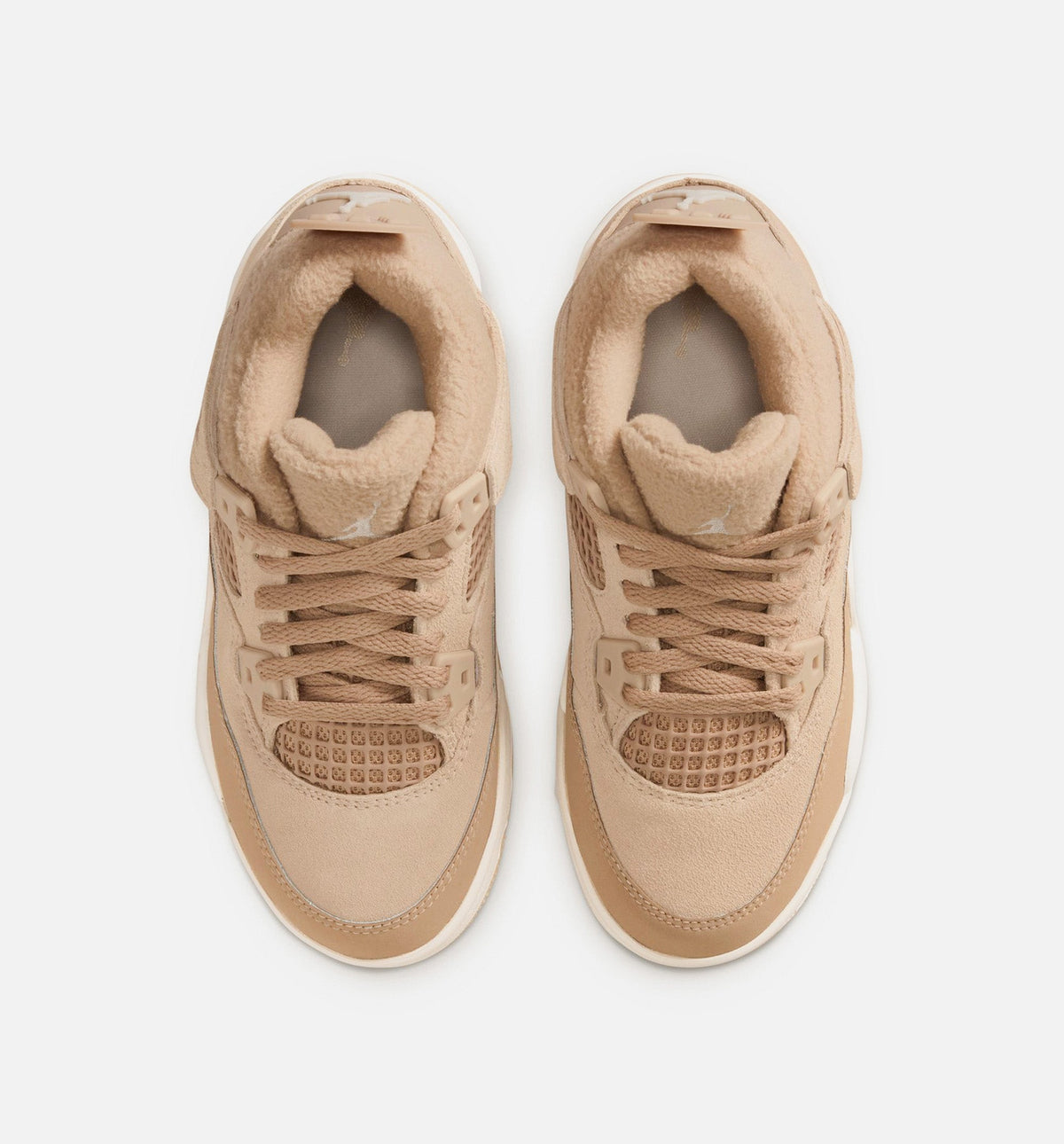 Air Jordan 4 Retro Cozy Girl Preschool Lifestyle Shoes - Hemp/Light Wood Brown