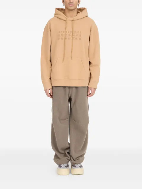 MM6 Maison Margiela embroidered graphic hoodie