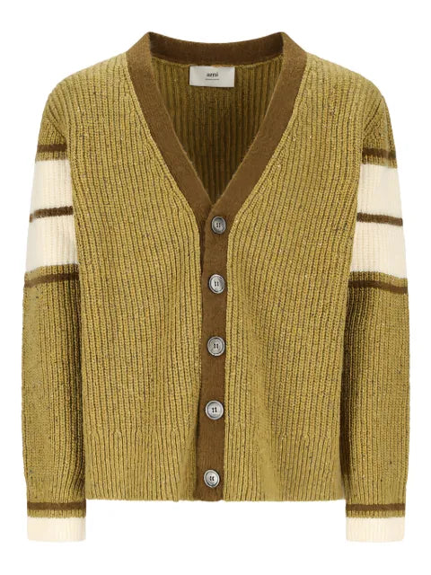 AMI Paris College V-neck cardigan