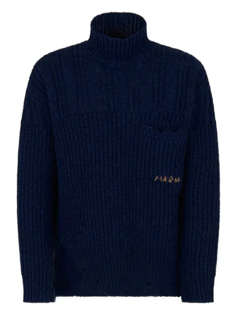 Marni ribbed turtleneck sweater