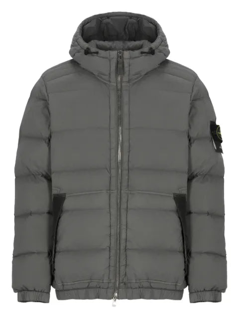 Stone Island down jacket with hood