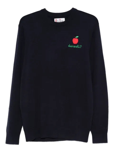 MC2 Saint Barth apple-embroidered sweater