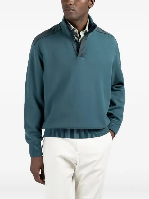 Paul & Shark x Loro Piana half-zip sweater