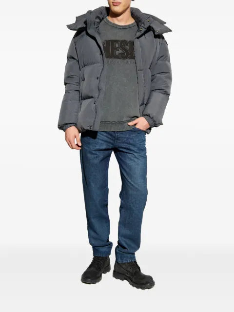 Diesel quilted down jacket in ViralOff® taslan