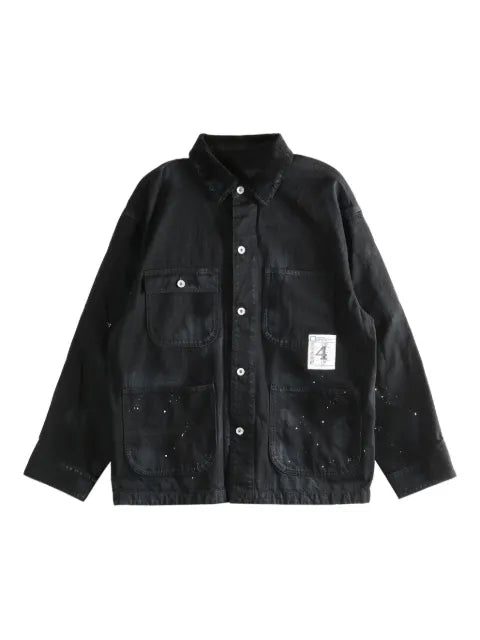 Neighborhood buttoned corduroy-collar jacket