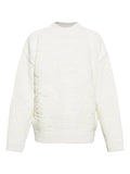 Lacoste embossed crew-neck sweater