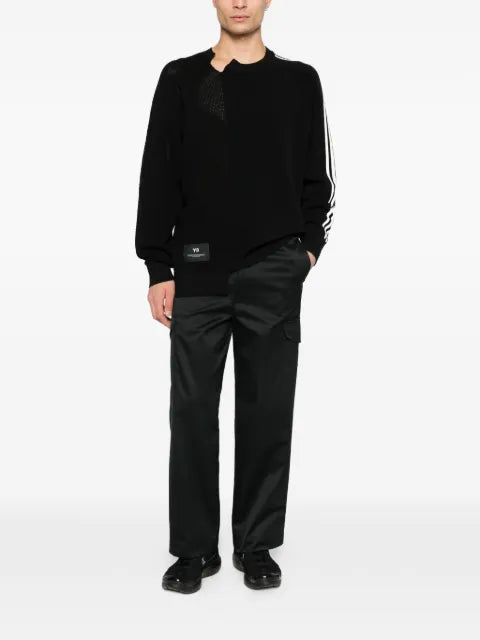 Y-3 logo knit sweater