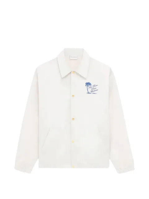 Drôle De Monsieur buttoned graphic shirt jacket