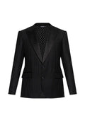 Dolce & Gabbana striped peak-lapel blazer