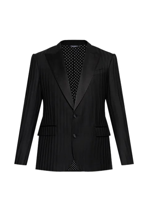 Dolce & Gabbana striped peak-lapel blazer