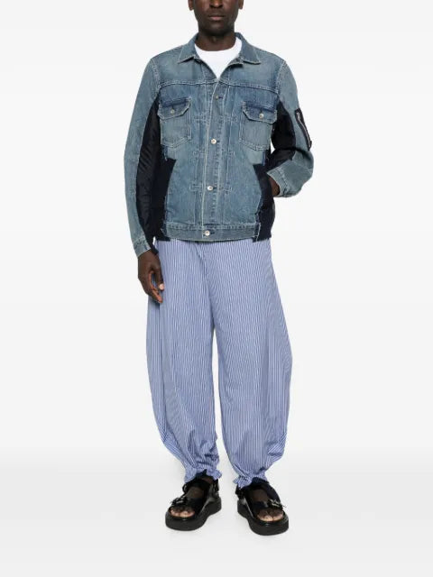 sacai panelled pocket jacket