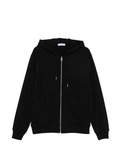 Givenchy zipped hoodie in fleece with photographic negative print