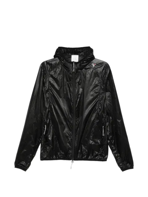 ROA hooded zip-fastening jacket