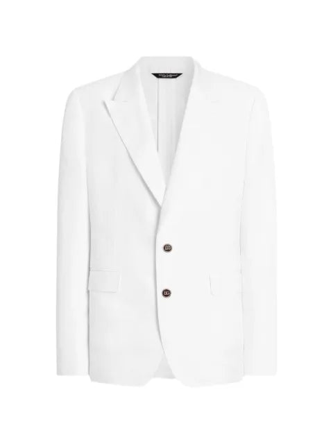 Dolce & Gabbana Sicilia light single-breasted linen jacket
