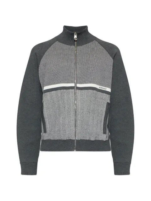 Versace zip-up cardigan
