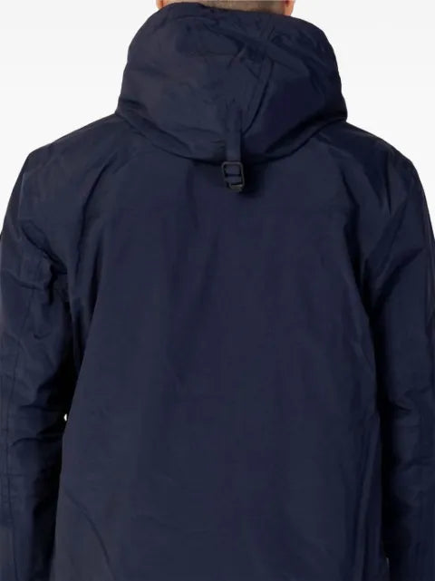 Napapijri logo-patch hooded jacket