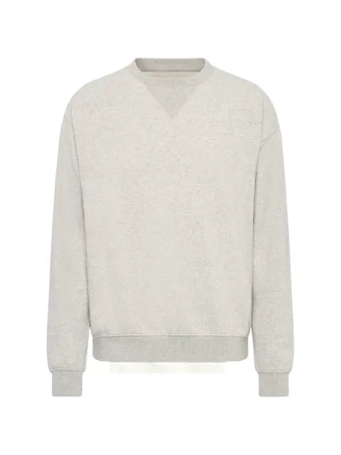Maison Margiela double-layered raw-hem sweatshirt