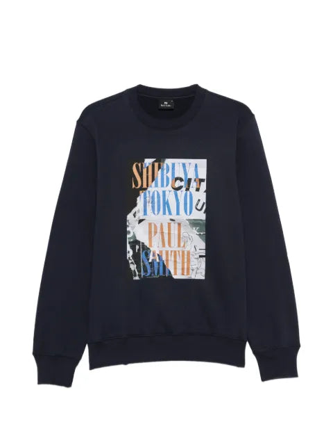PS Paul Smith print-detail long-sleeve sweatshirt