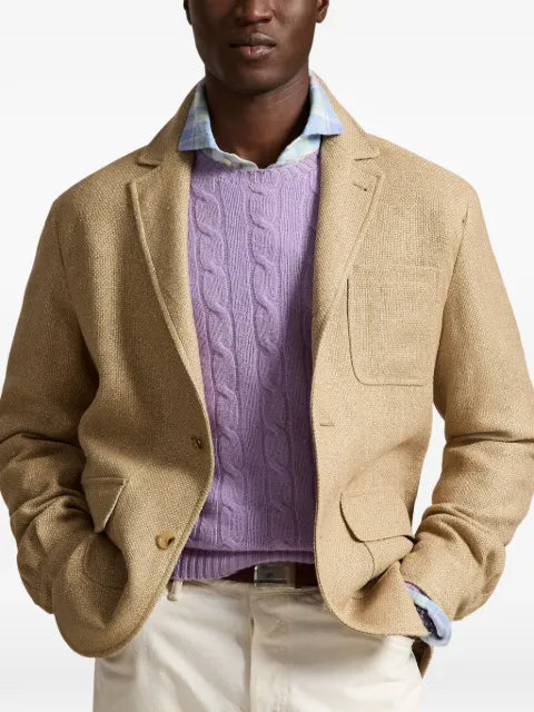 Polo Ralph Lauren notch-lapel patch-pocket jacket