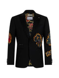 Philipp Plein patch-detail peak-lapel blazer