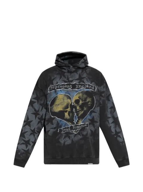 Represent graphic-print star-pattern hoodie